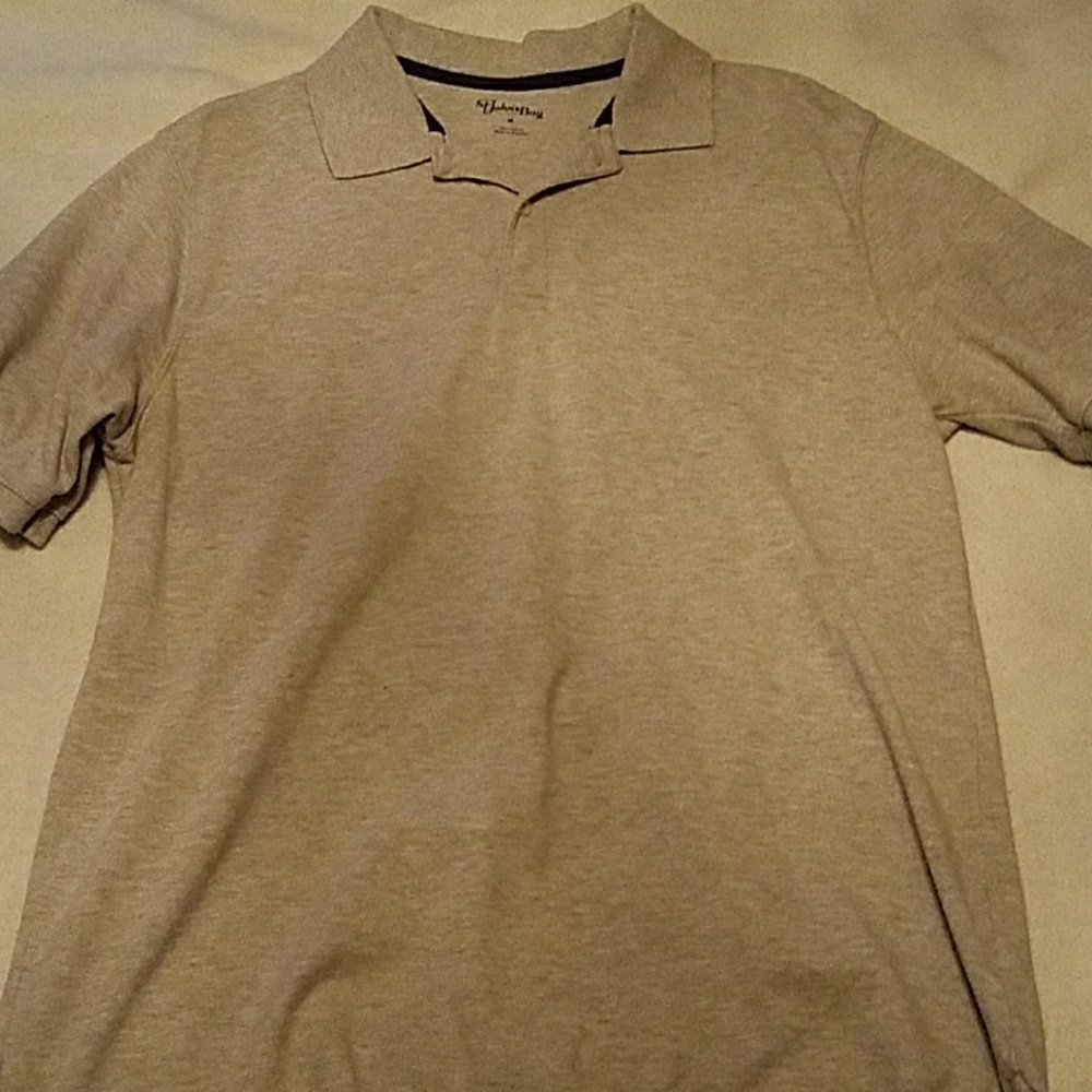 Heather grey polo